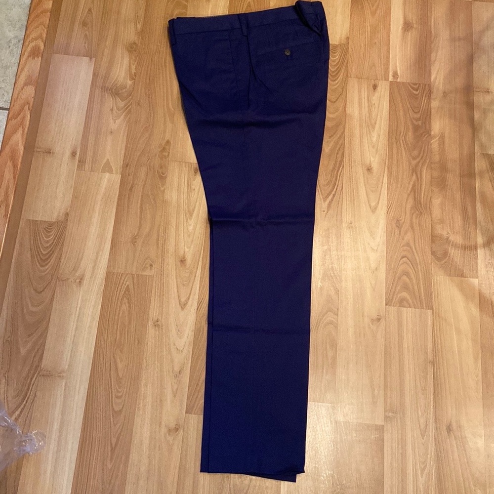 New Bonobos Jetsetter solid cotton trouser, SLIM, Manteco Bright Navy, 31 X 32